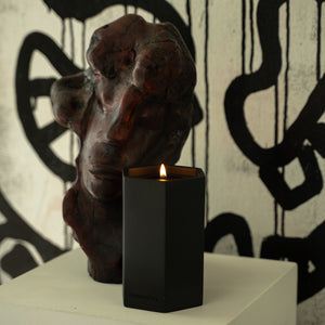 Moss Concrete Candle